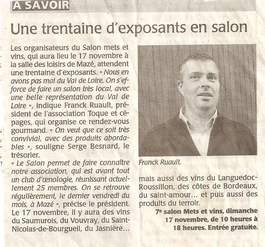 2013 article pré-salon